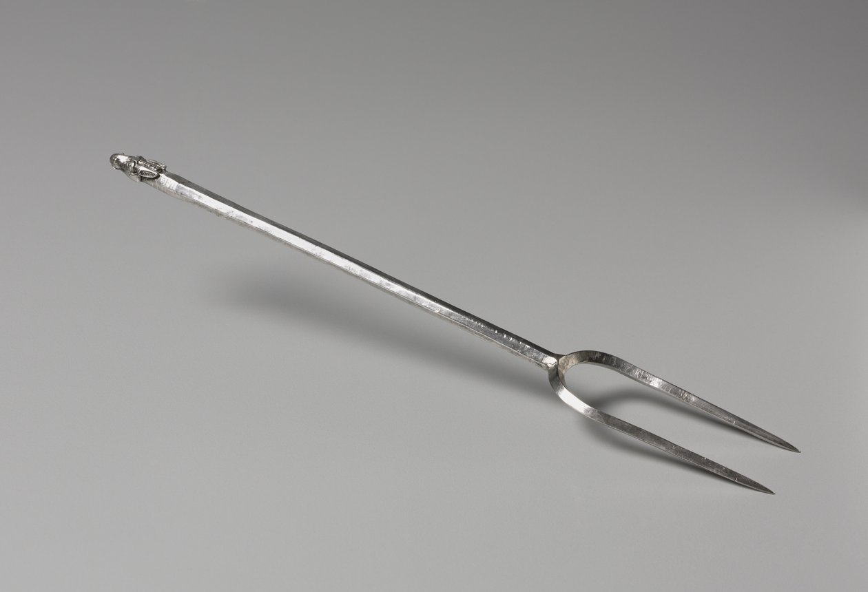 Gaffel med Mule-Head Finial, 375-425 af Roman