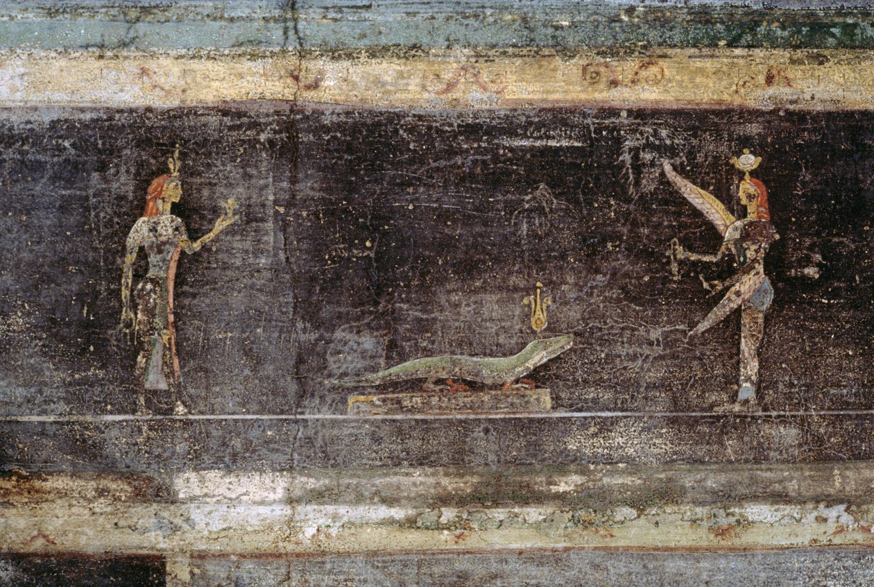 Fresker fra Villa Dei Misteri af Roman