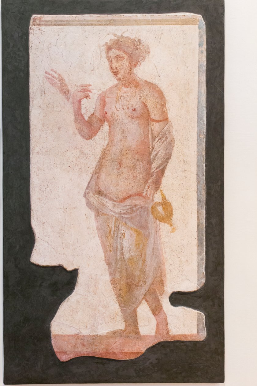 Pige med en æske, Pallavicini Rospigliosi-samling, omkring 200 e.Kr., inv 103420 (frisk) af Roman