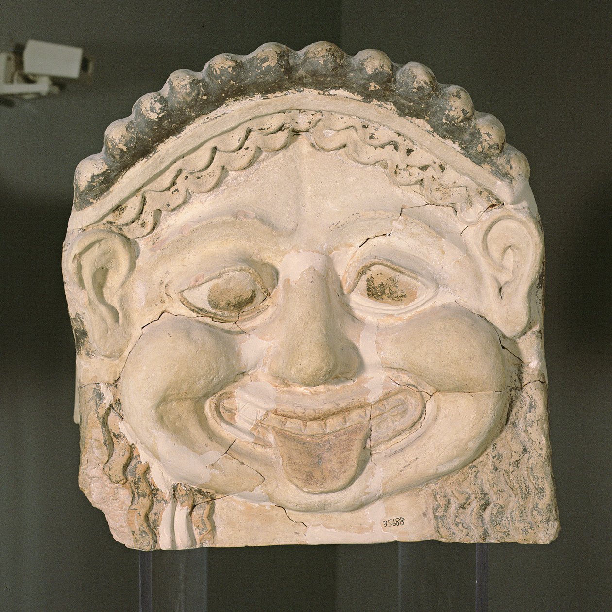 Gorgon Head (gips) af Roman