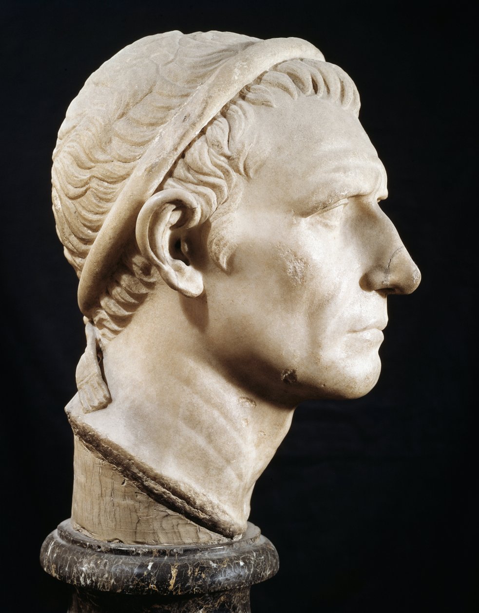 Leder af Antiochus III den Store (Marmorskulptur) af Roman
