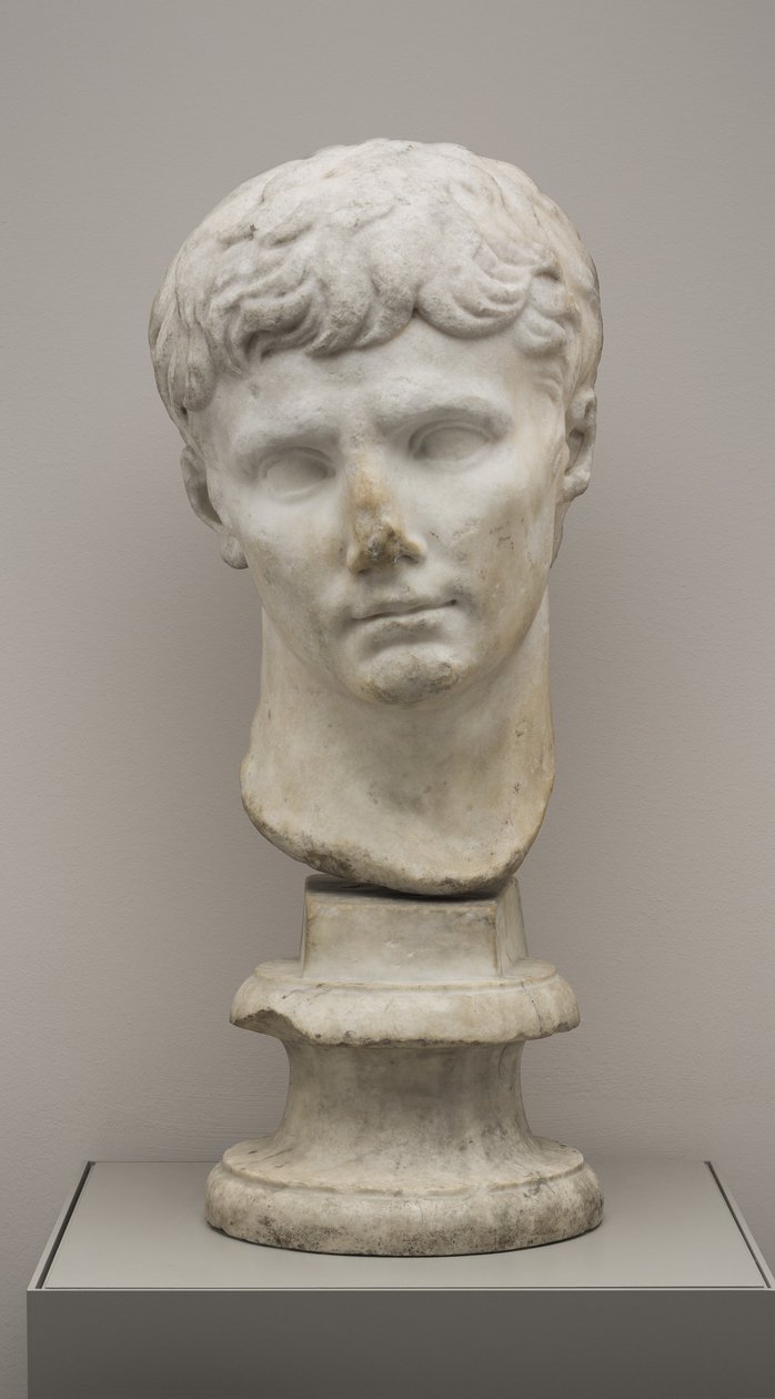 Chef for kejser Augustus (marmor) af Roman
