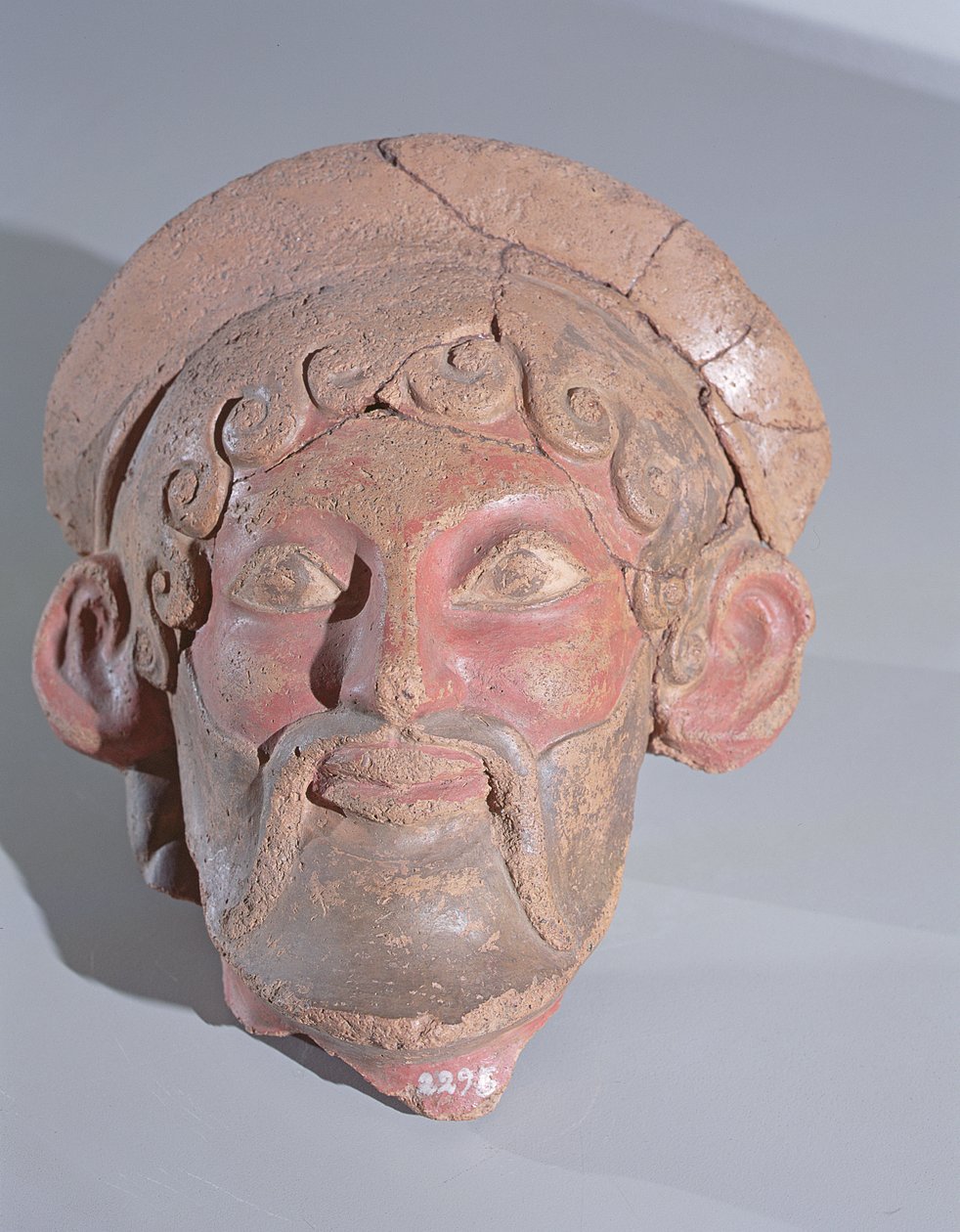 Zeus hoved (terracotta) af Roman