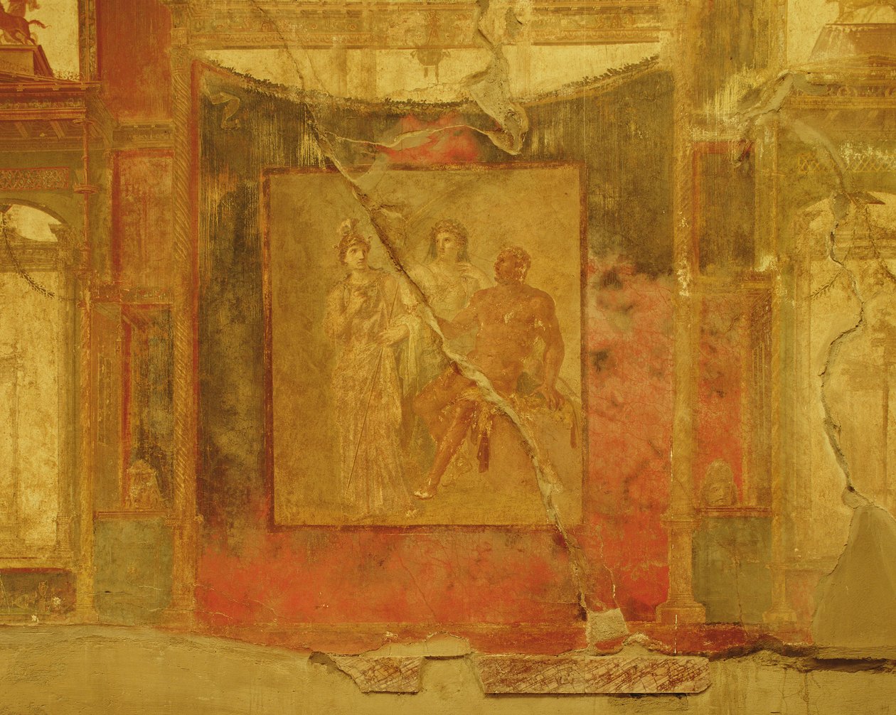 Hercules mellem Juno og Minerva, The College of the Augustales af Roman
