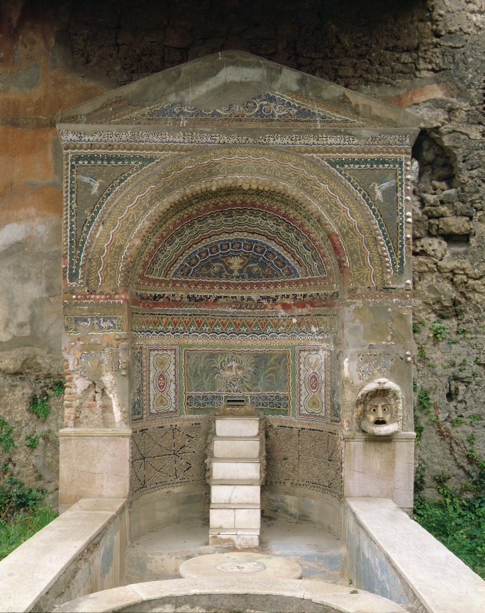 House of the Great Fountain, Street of Mercury, Pompei, Italien (foto) af Roman