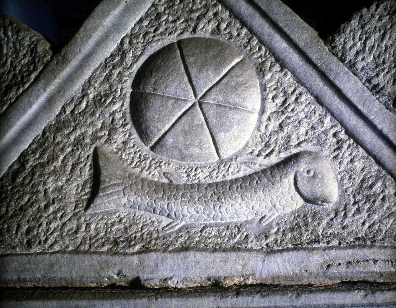 Ictus: fisk, kristent symbol. 2. århundrede. af Roman