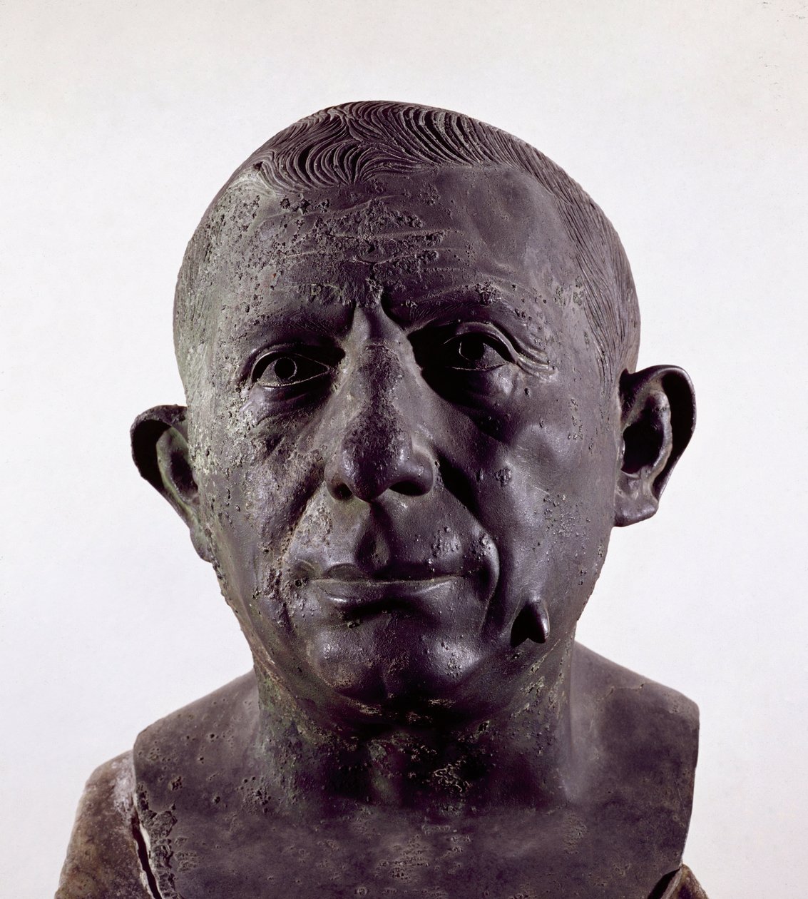 Lucius Caecilius Iucundus, bankfolk fra Pompeji (bronzebuste, ca. 20-62 e.Kr.) af Roman