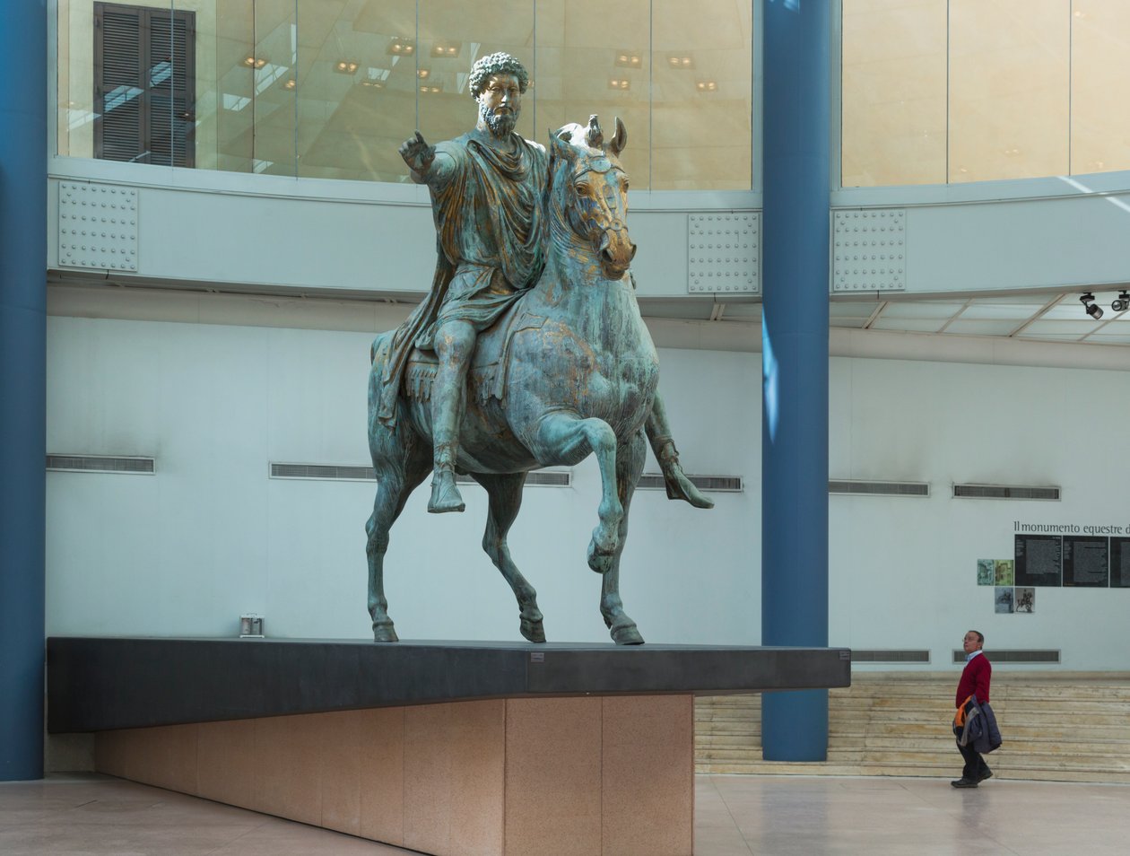Marcus Aurelius statue (bronze) af Roman
