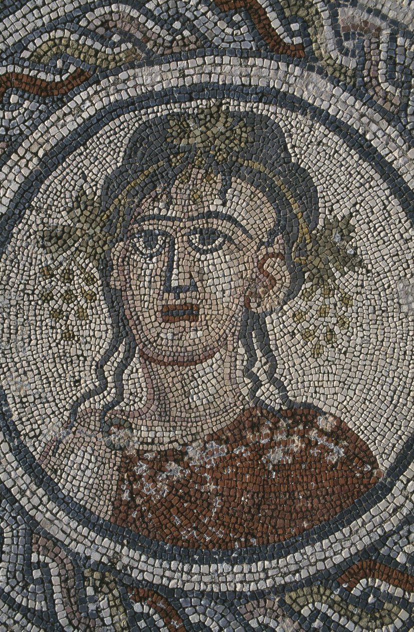Mosaik, der afbilder de fire årstider, House of 