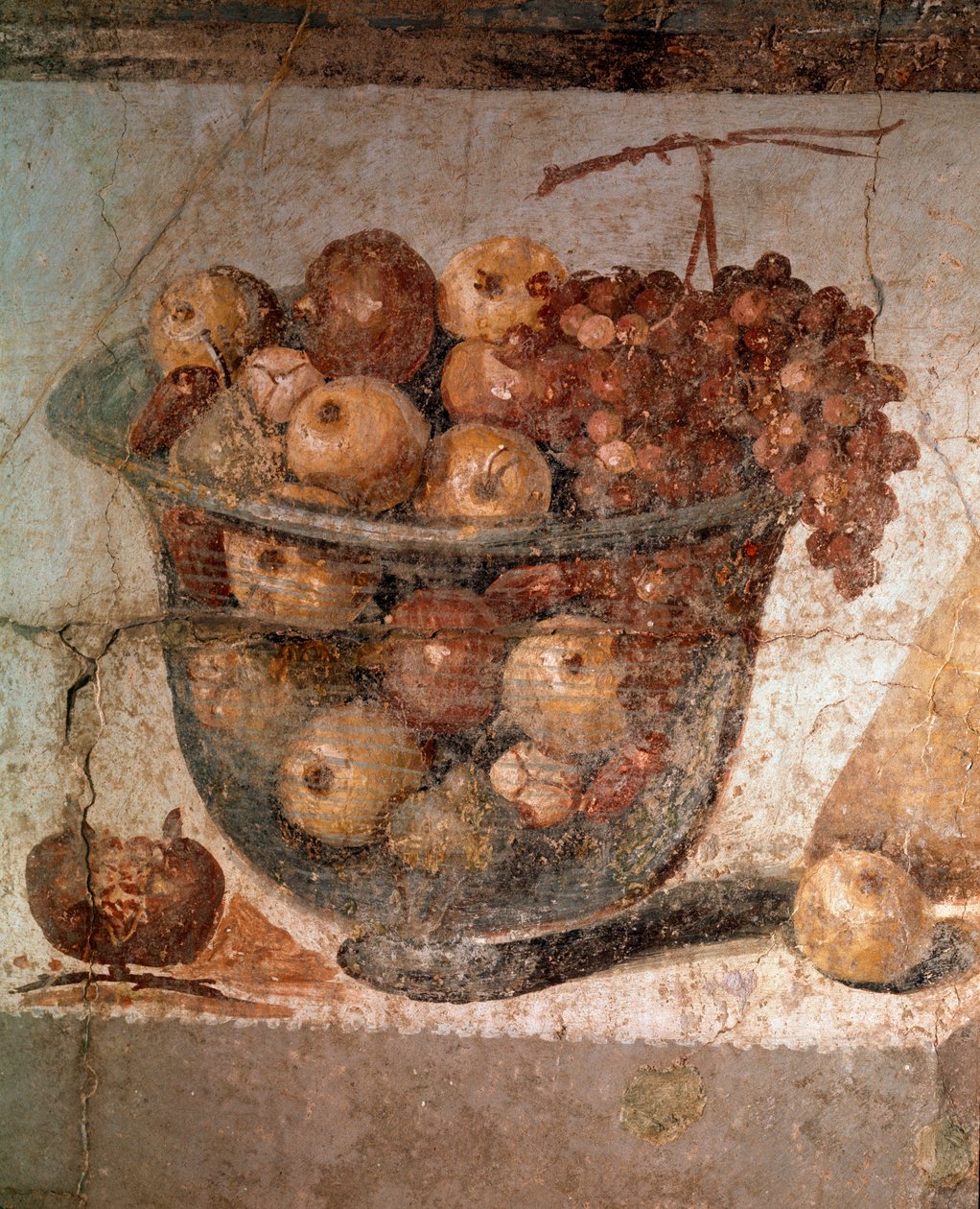 Panmusiker, blandt nymferne, detaljer (fresco af Roman