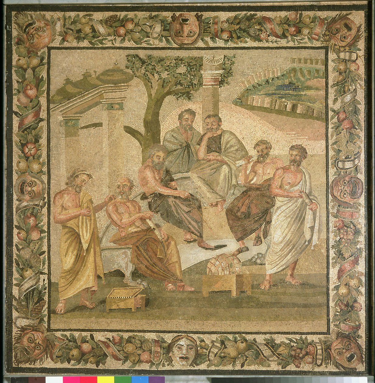 Platon taler med sine elever fra T. Siminius