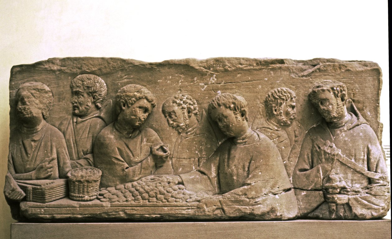 ROMAs historie: Betaling til entreprenører for udbudsarbejde, slutningen af det 2. århundrede (sandsten) af Roman