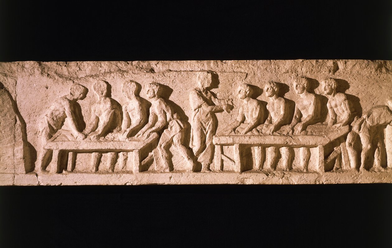 Relief, der forestiller bageri, fra bageren Eurysaces