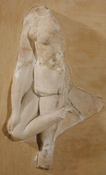 Relief, der forestiller en kvindes krop, Tunesien (stuk) af Roman