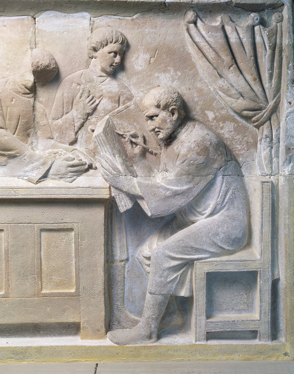 Relief fra mausoleum forestillende skatteopkræver af Roman