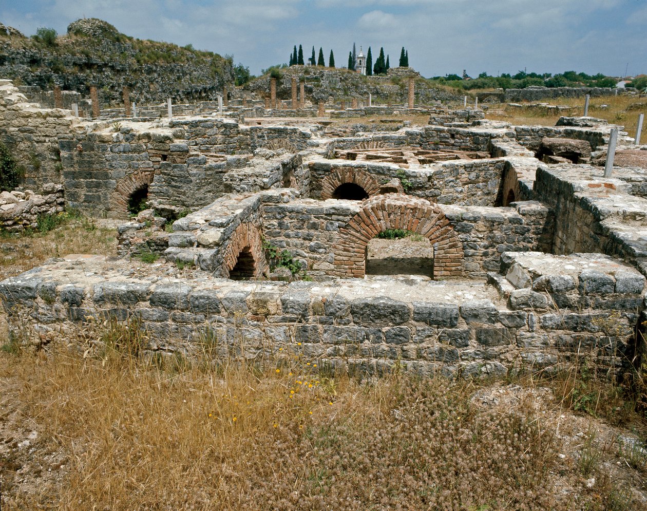 Rester af den romerske by af Roman