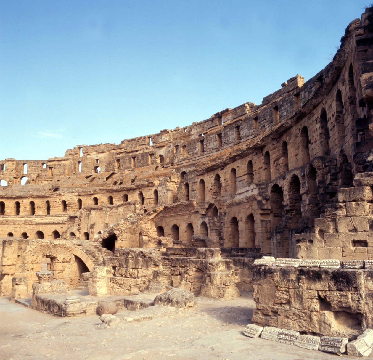 Roman Colosseum i El-Djem, Tunesien. af Roman