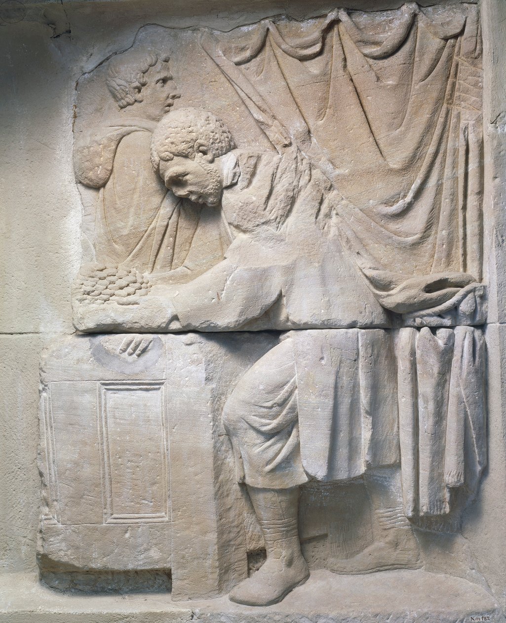 Romersk relief fra mausoleum forestillende brødhandler, 2. århundrede e.Kr af Roman