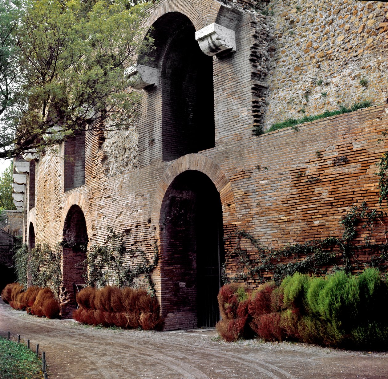 Romersk kunst: udsigt over domus aurea eller Doree House: kejserpalads i det antikke Rom, bygget af Neron. Rom, Italien af Roman