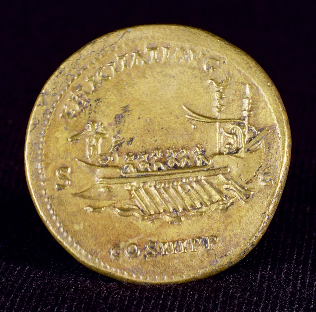Sestertius af kejser Hadrian (76-138) fra Newcastle-Upon-Tyne, 132 e.Kr. af Roman