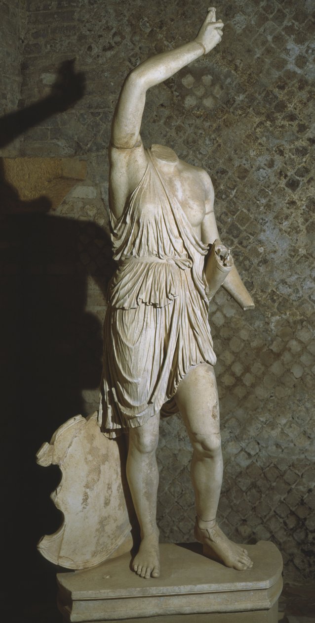 Statue af Amazonas, romersk kopi af original af Phidias (marmor) af Roman