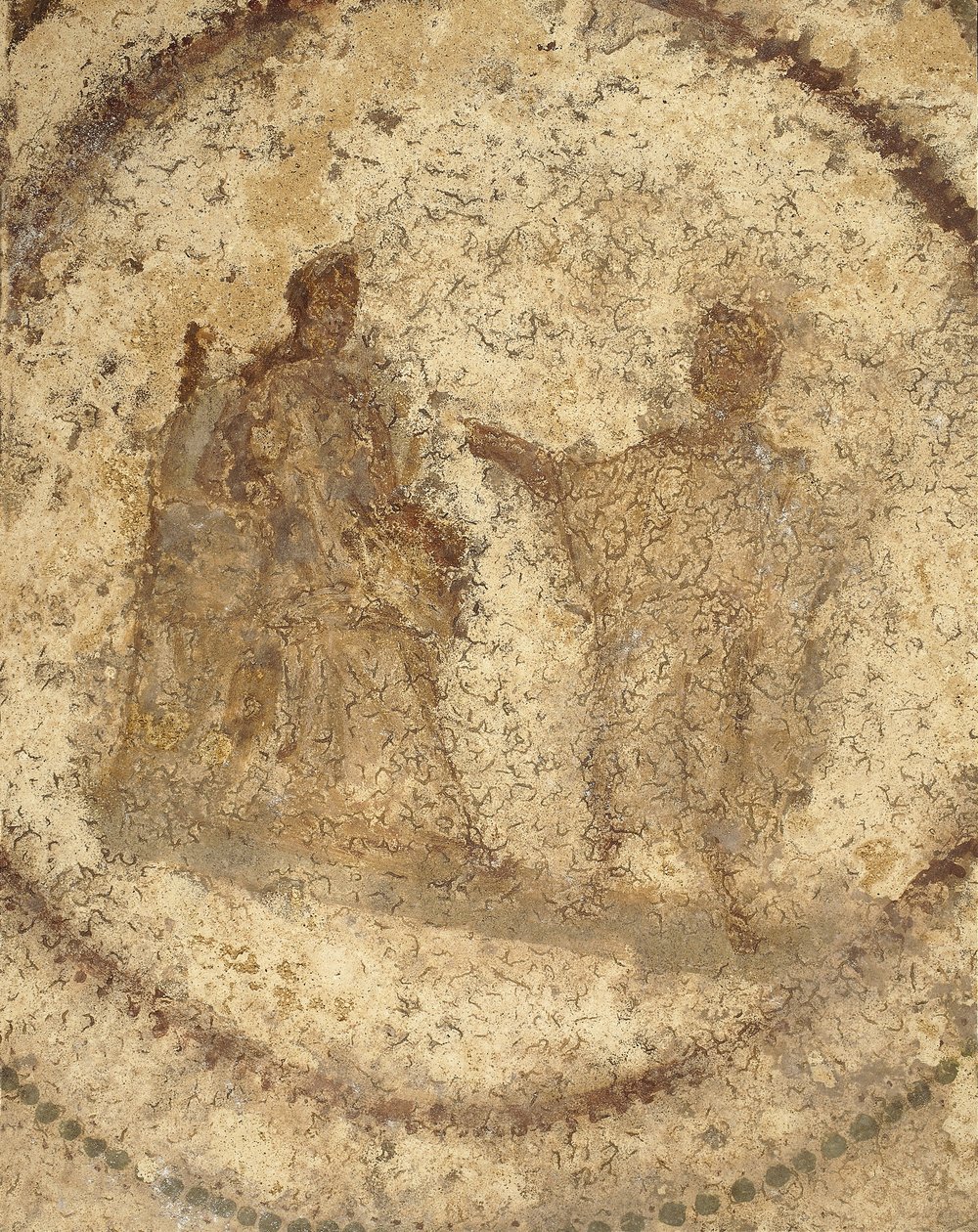 Bebudelsen, slutningen af det 2. århundrede, Rom (fresko) af Roman