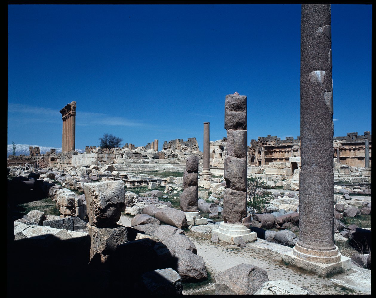 De seks søjler ved Jupiters tempel af Roman