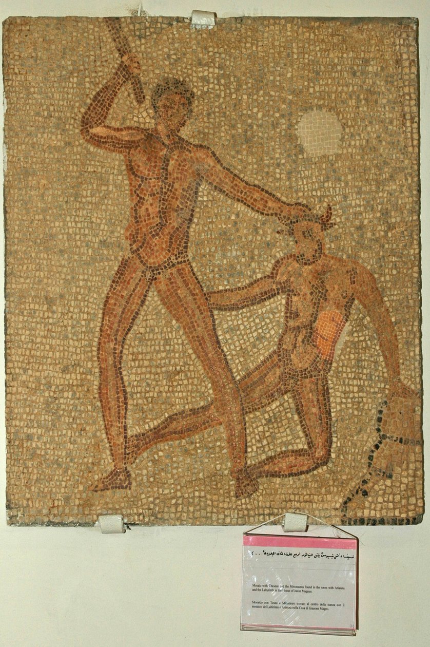 Theseus og Minotaurus, fra Jacob Magnus