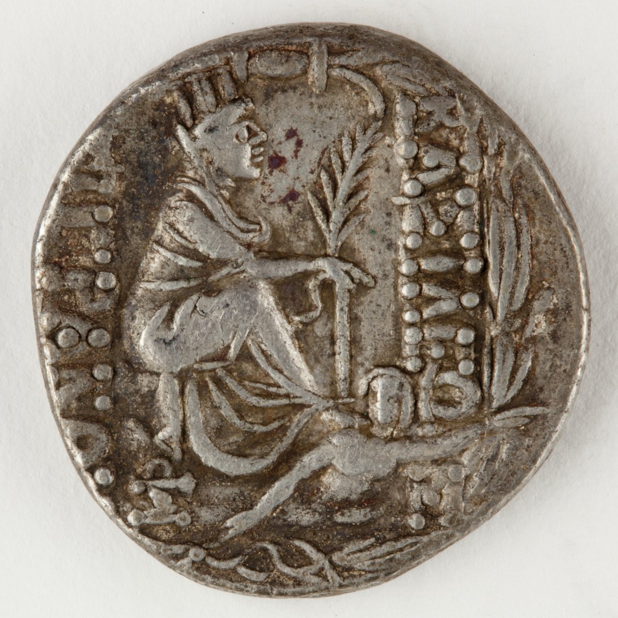 Tigranes II af Armenien, bagside, 83-69 f.Kr. (sølv) af Roman