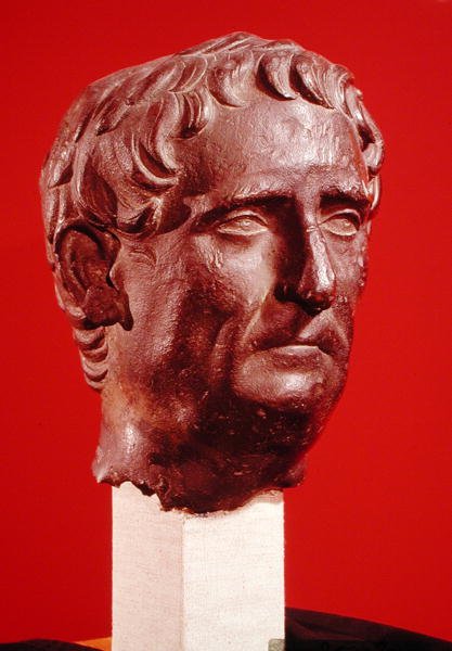 Fader Trajan, fra Pontes (bronze) af Roman