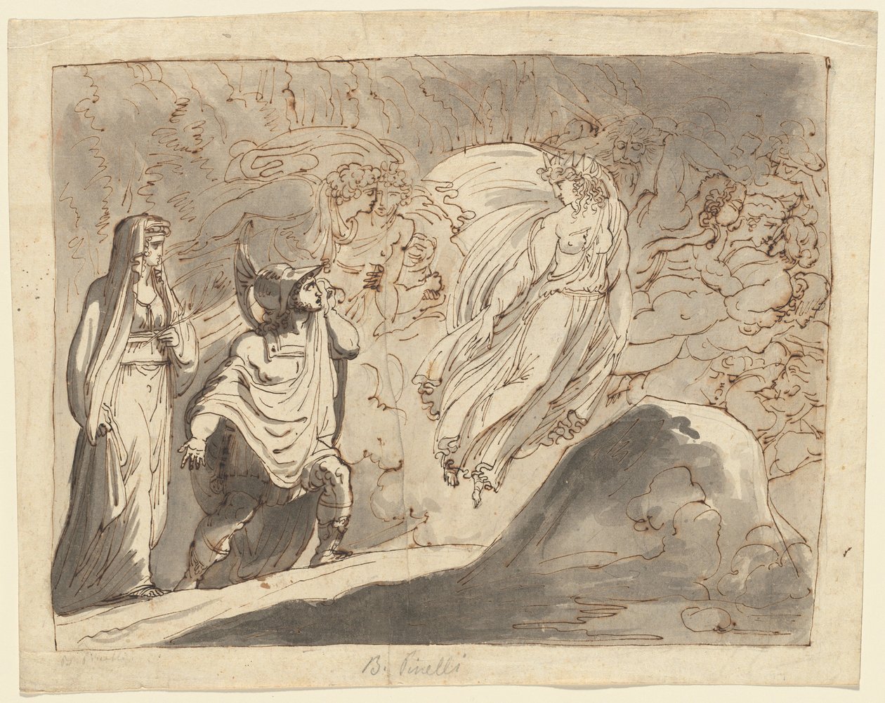 Aeneas i underverdenen af Roman 18th Century