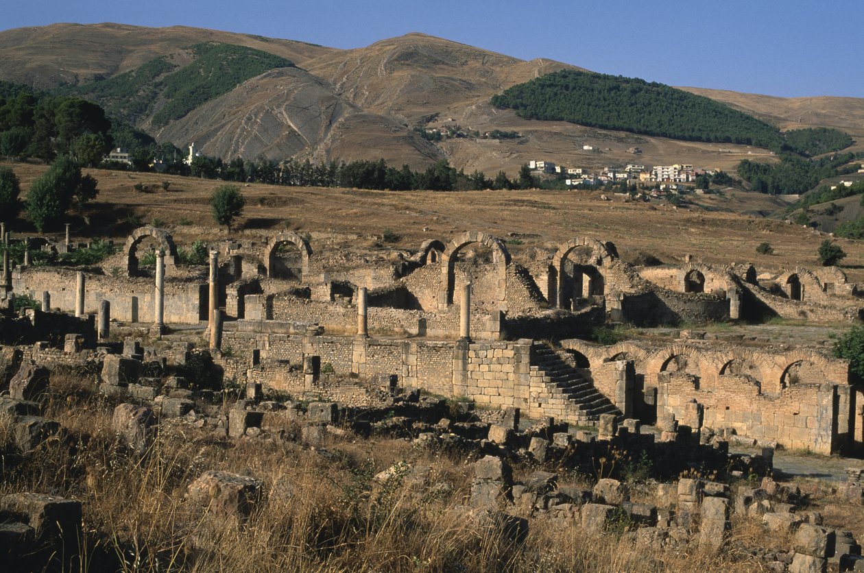 Generelt billede af badene, højkejsertid (27 f.Kr.-395 e.Kr.) af Roman Imperial Period