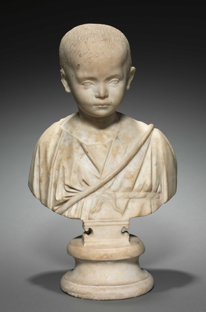 Portrætbuste af en pige, ca. 250-275 af Roman Imperial Period