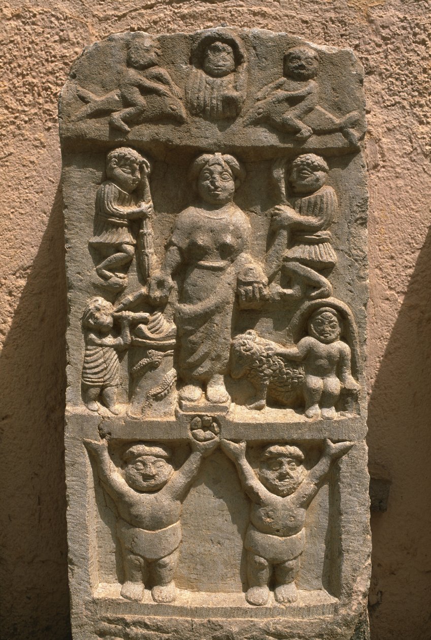 Stela, højkejsertid (27 f.Kr.-395 e.Kr.) af Roman Imperial Period
