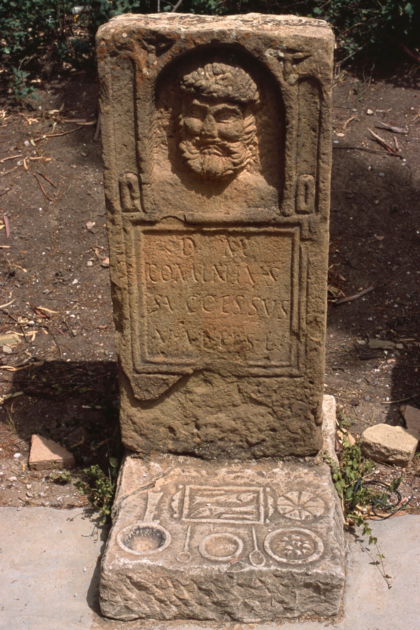 Stela, højkejsertid (27 f.Kr.-395 e.Kr.) af Roman Imperial Period