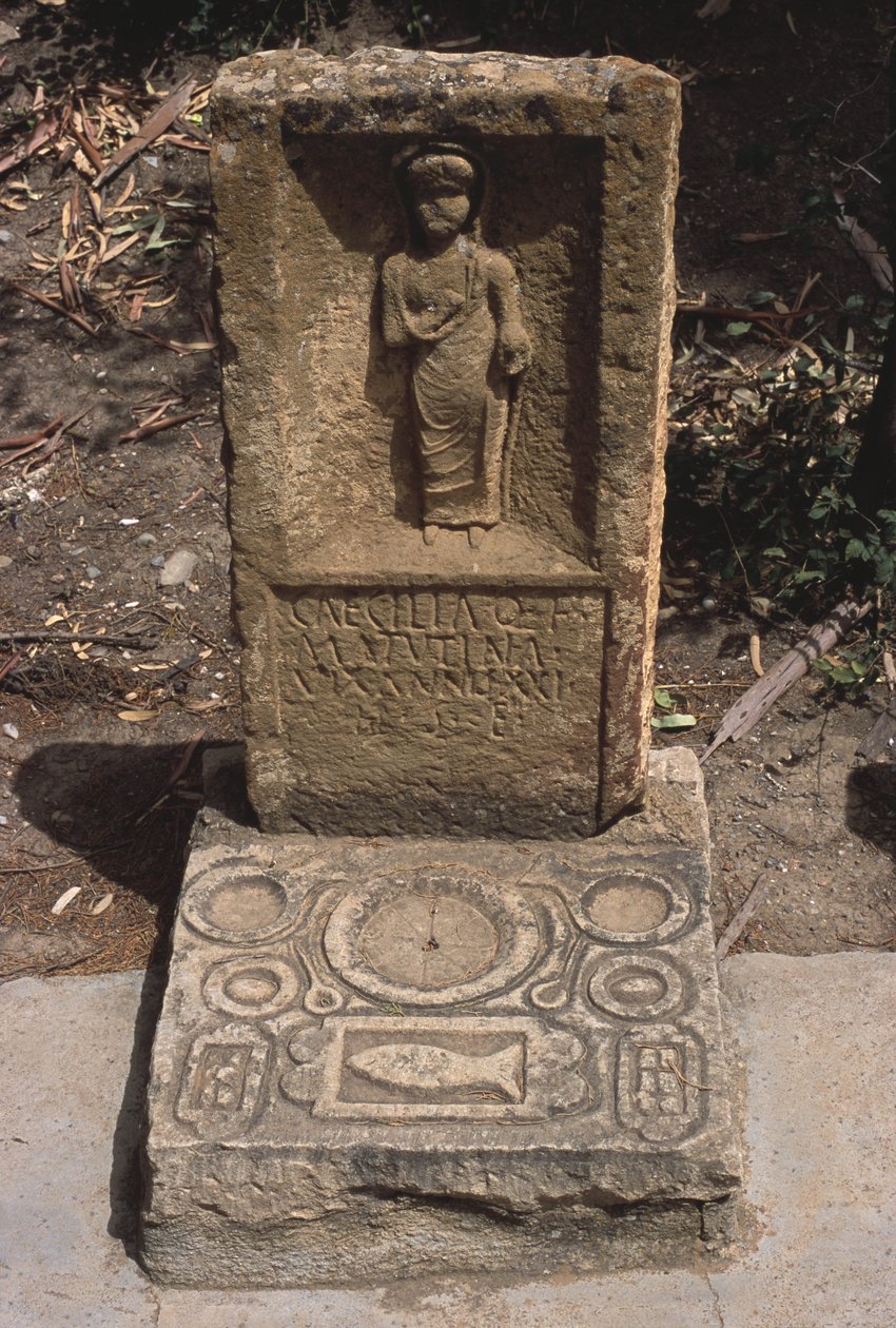 Stela, højkejsertid (27 f.Kr.-395 e.Kr.) af Roman Imperial Period