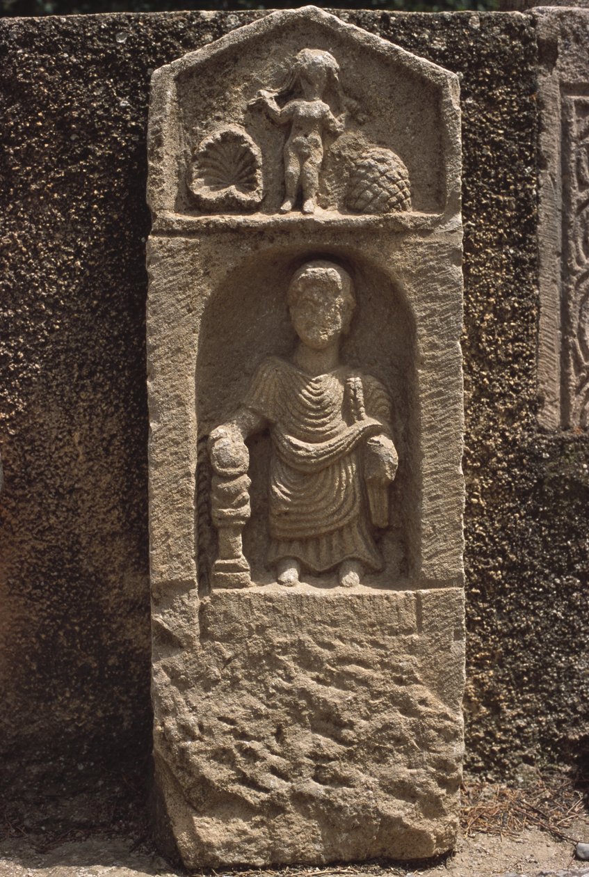Stela, høj kejsertid (27 f.Kr.-395 e.Kr.) af Roman Imperial Period