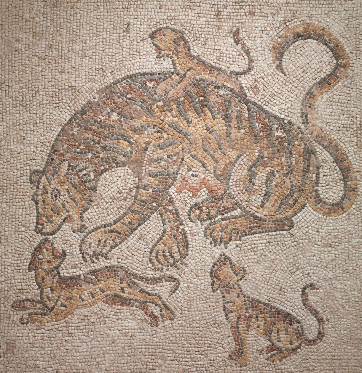 Tigress and Cubs, 300sdani af Roman Imperial Period