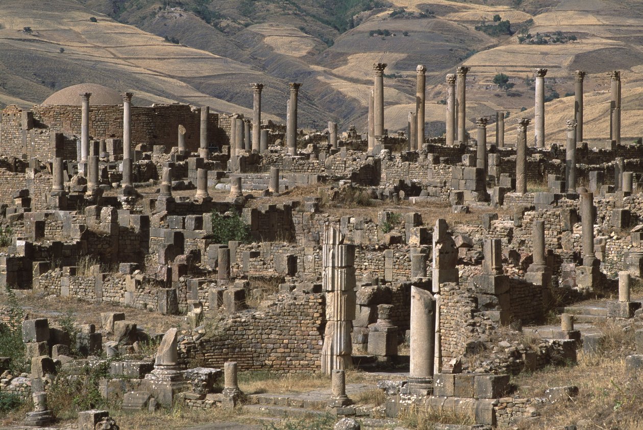 Udsigt over det kristne område, højkejsertid (27 f.Kr.-395 e.Kr.) af Roman Imperial Period