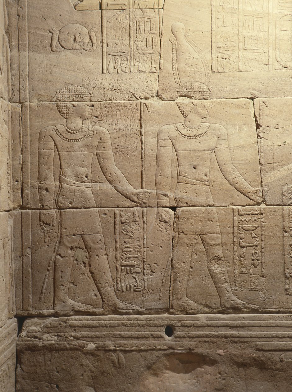 Dendur-templet, ca. 10 f.Kr. (æolisk sandsten) af Roman Period Egyptian