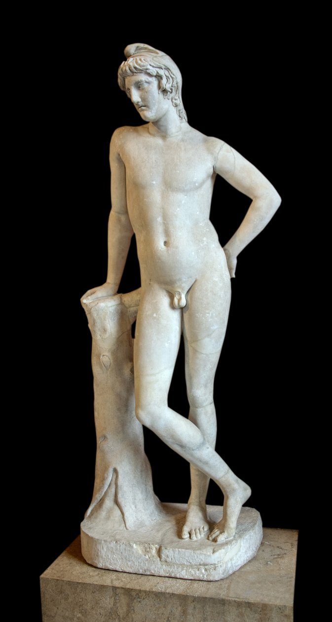 Art Grece Paris kaldet Paris de Lansdowne, begyndelsen af det 2. århundrede e.Kr., marmor af Roman Roman