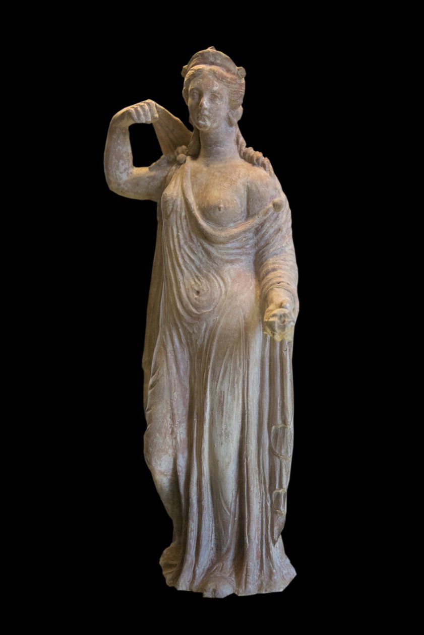 Art Grækenland Afrodite af Genitrix-typen (1. århundrede e.Kr.) terracotta af Roman Roman