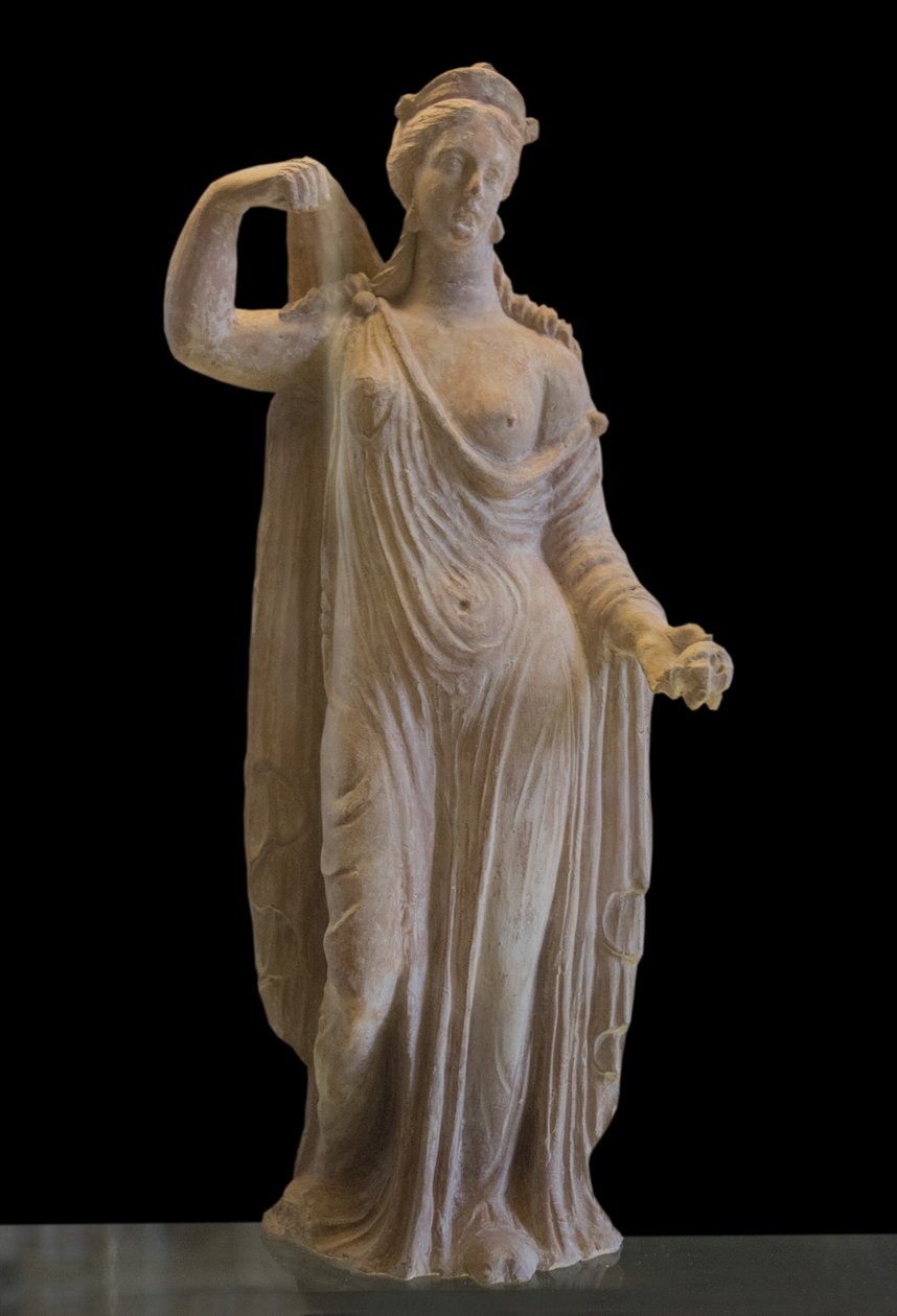 Art Grækenland Afrodite af Genitrix-typen (1. århundrede e.Kr.) terracotta af Roman Roman