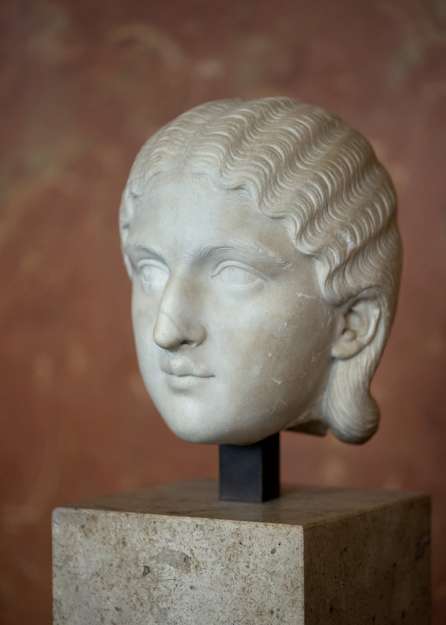 Art Rome Leder af kejserinde Barbia Orbiana (3. århundrede), Marmor af Roman Roman