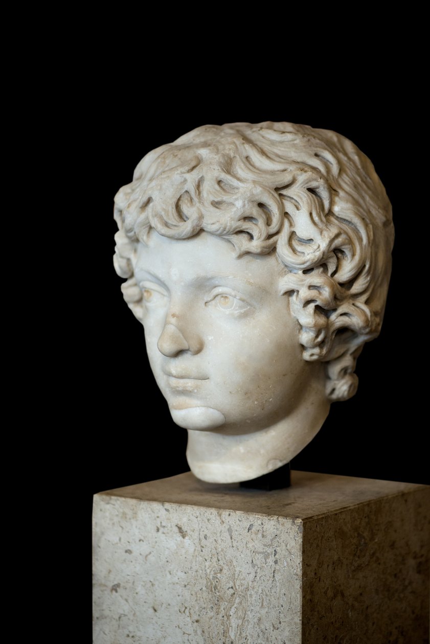 Art Rome Leder af den romerske kejser Caracalla Child (188 - 217 e.Kr.) af Roman Roman
