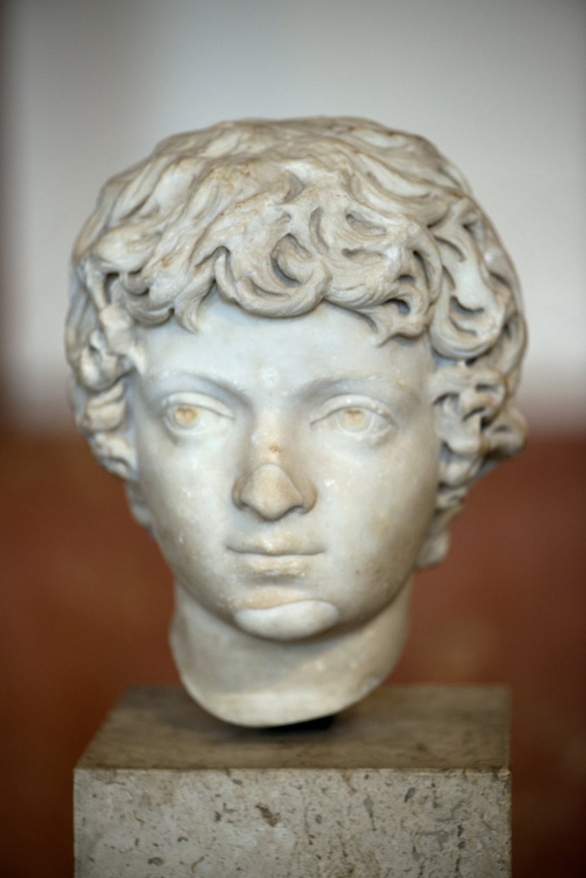 Art Rome Leder af den romerske kejser Caracalla Child (188 - 217 e.Kr.) af Roman Roman