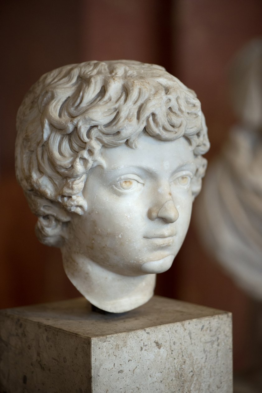 Art Rome Leder af den romerske kejser Caracalla Child (188 - 217 e.Kr.) af Roman Roman