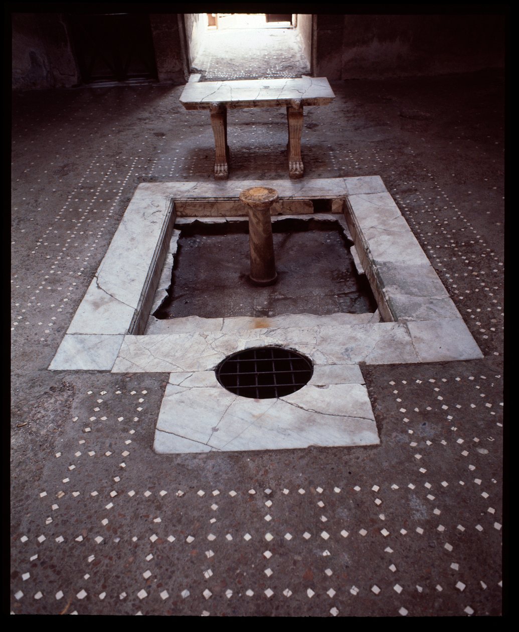 Atrium af House of the Wooden Partition, 5. århundrede f.Kr.-1. århundrede e.Kr af Roman Roman