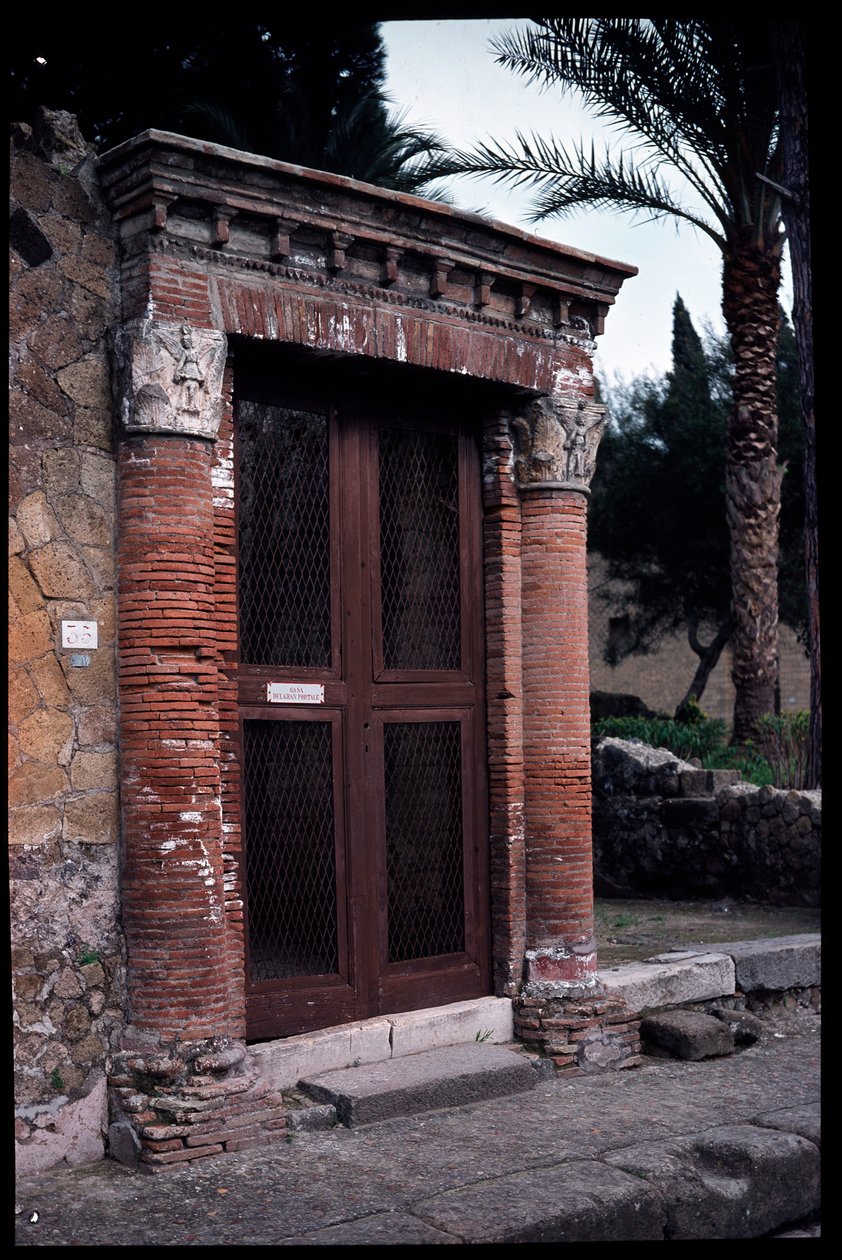 Dør til casa del Gran portale, 5. århundrede f.Kr.-1. århundrede e.Kr af Roman Roman