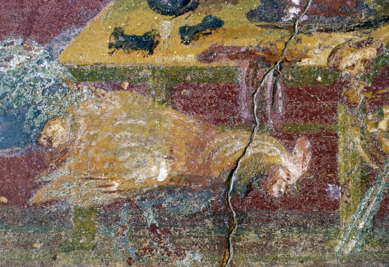Fresco, House of Vettii, Pompeji (UNESCOs verdensarvsliste af Roman Roman